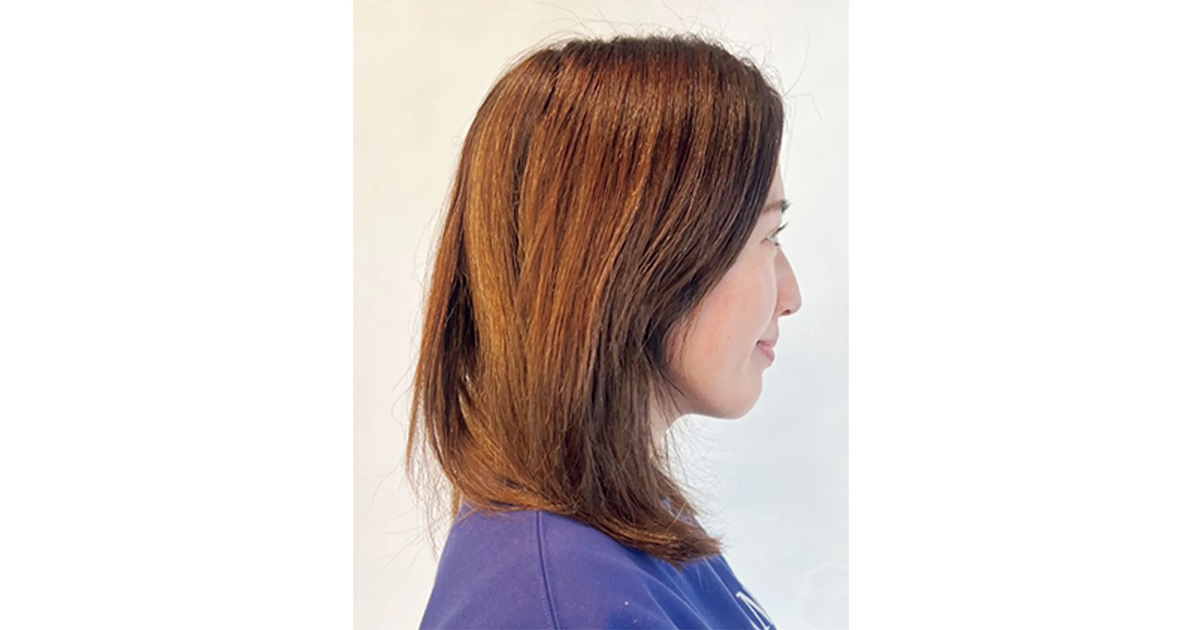 VERYライターのヘアスタイルbefore