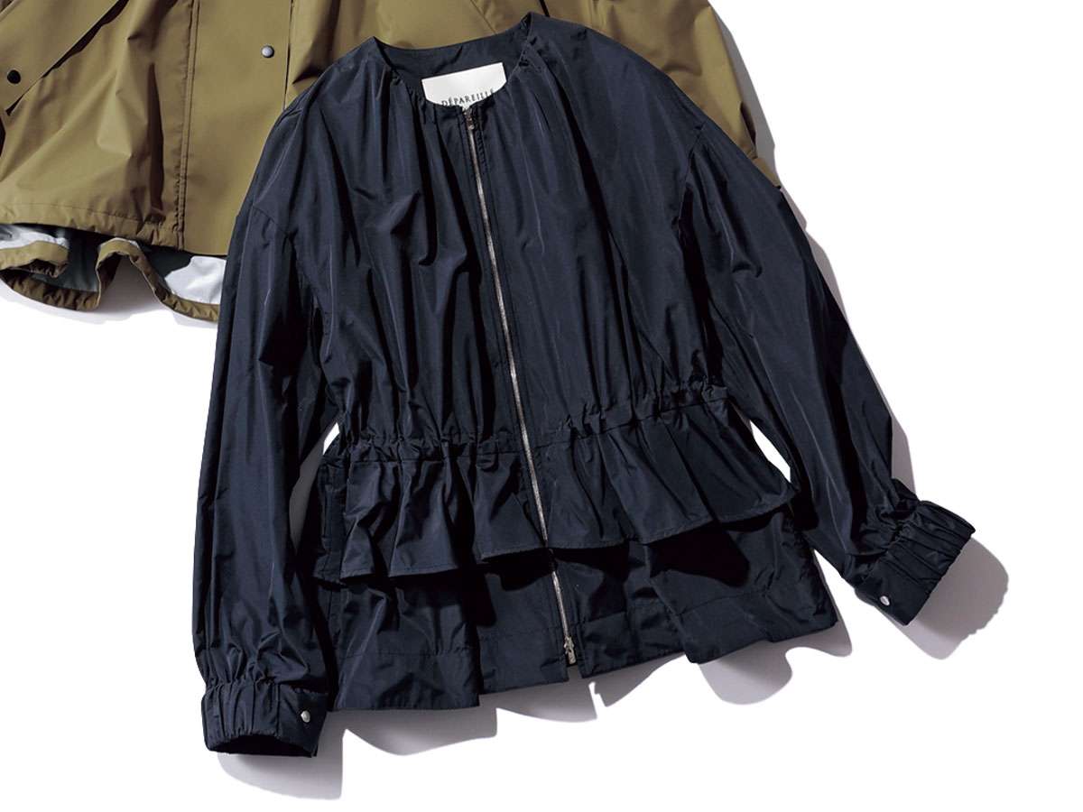 デパリエのネイビーシャカブルゾン
