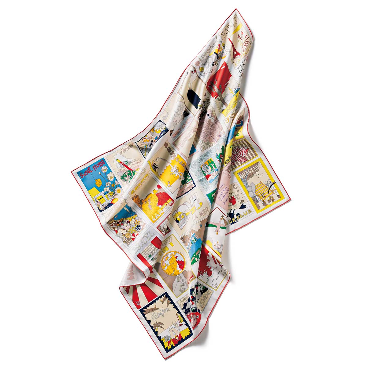 エルメスのカレ90「お気に入りの場所」