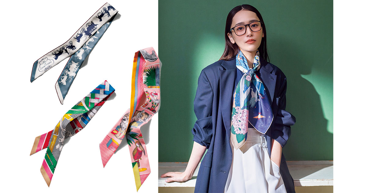 セレモニーに使えるエルメスのスカーフ