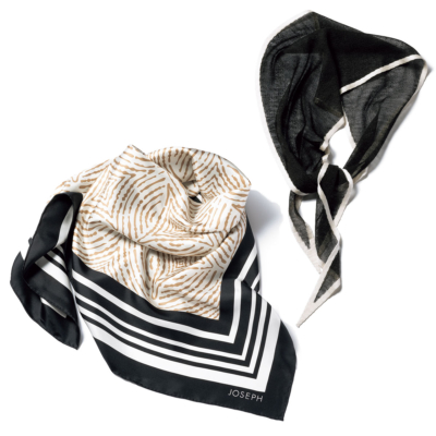 手持ちのジャケットに合わせるだけ！「スカーフ」がセレモニー服にも使える