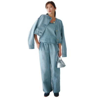 春に着たい【デニムジャケット】はセットアップで大人のカジュアルコーデに！