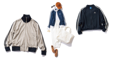 トレンドの【トラックジャケット】どう合わせるのが正解？大人に意外にハマる春先防寒
