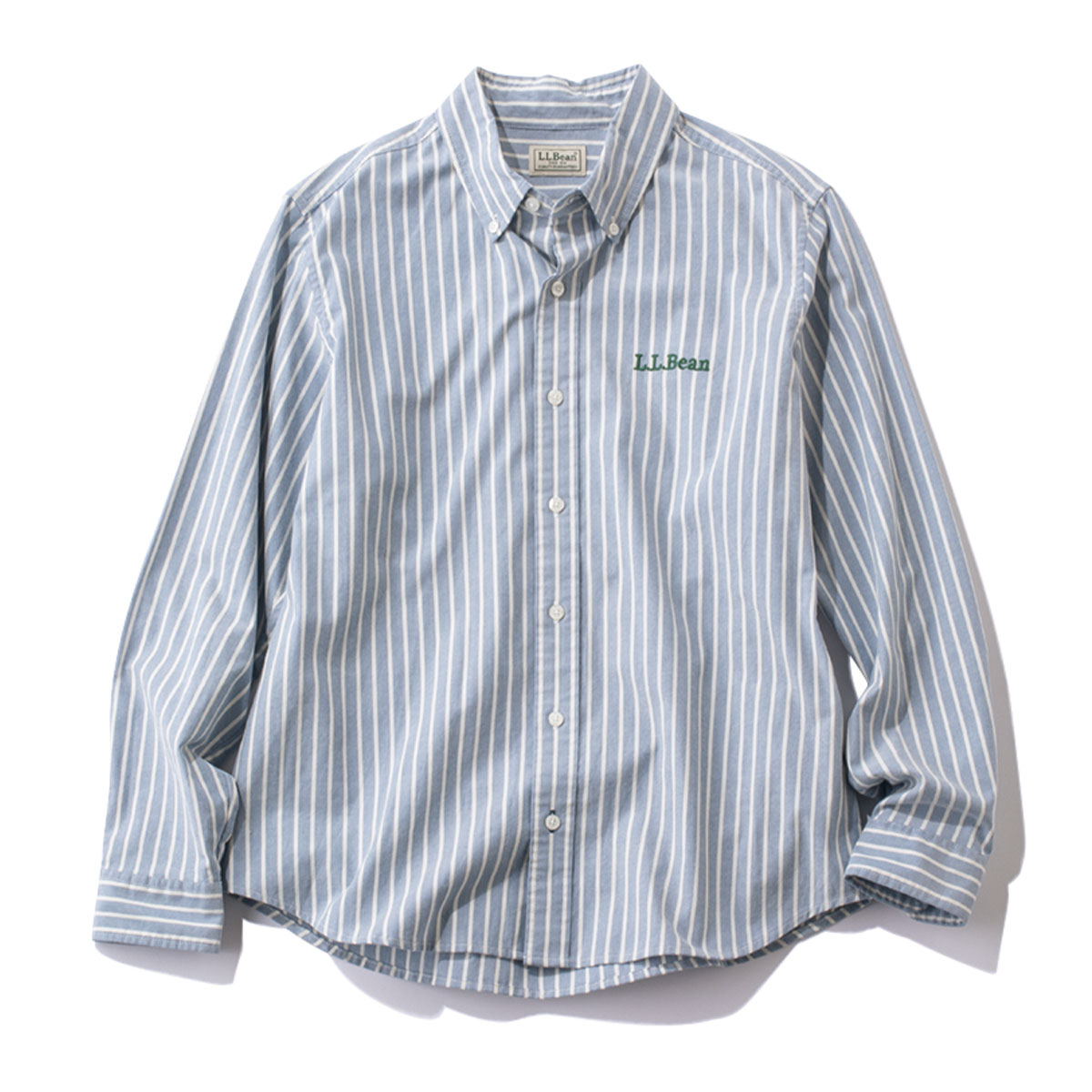 エル・エル・ビーンのストライプシャツ
