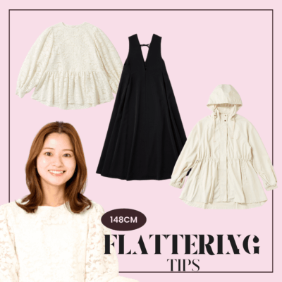 【Sサイズママが伝授】スタイルアップの「縦ライン」強調術！春名品SNAP3選