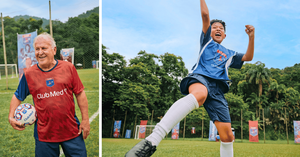 クラブメッド・北海道キロロ_ジーコ氏監修の本格サッカー体験