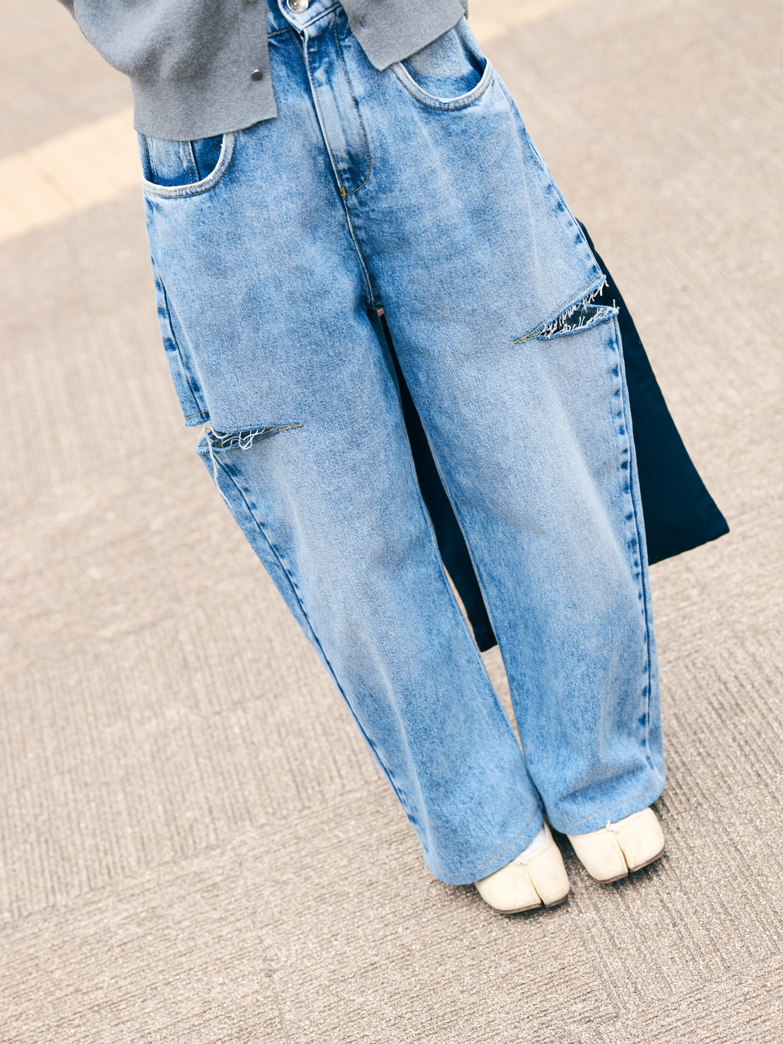 デニムの寄り写真