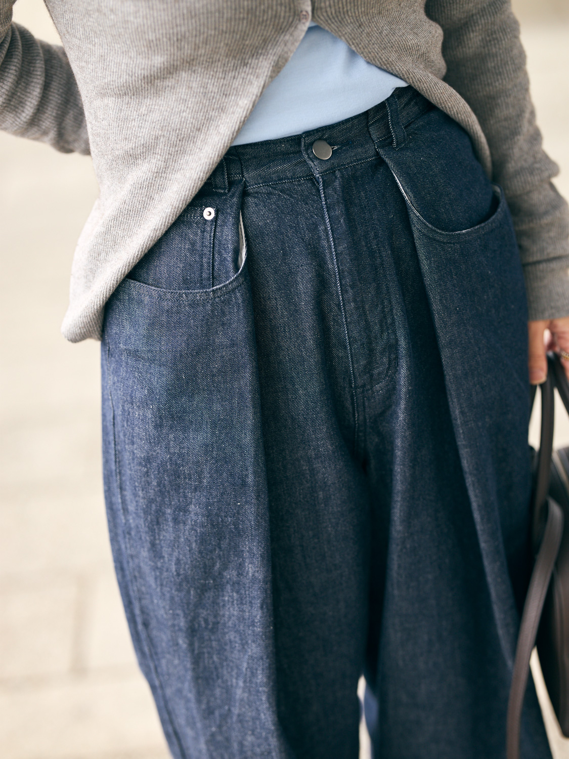 デニムの寄り写真