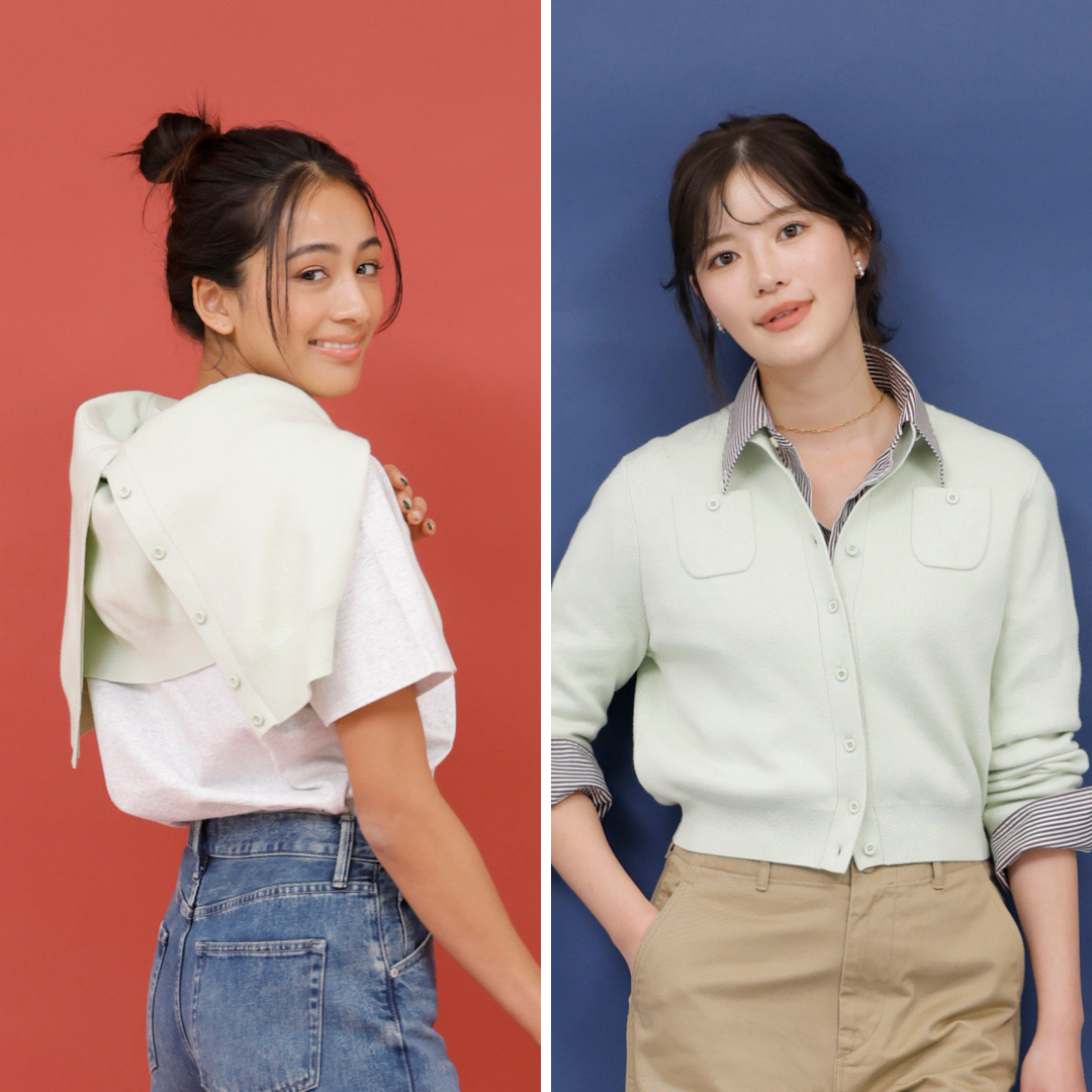 CABaNのカーディガン】きれいめ派・和希＆カジュアル派・まやが着回し