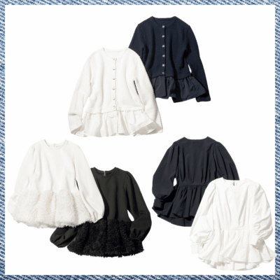 きれいめ派ママの【デニムコーデ】にペプラムトップスが優秀！体型カバーも