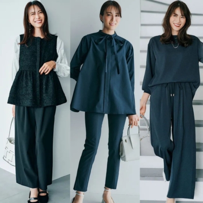 お稽古＆学校etc.【黒紺コーデ7選】地味色でも自分らしいオシャレを！