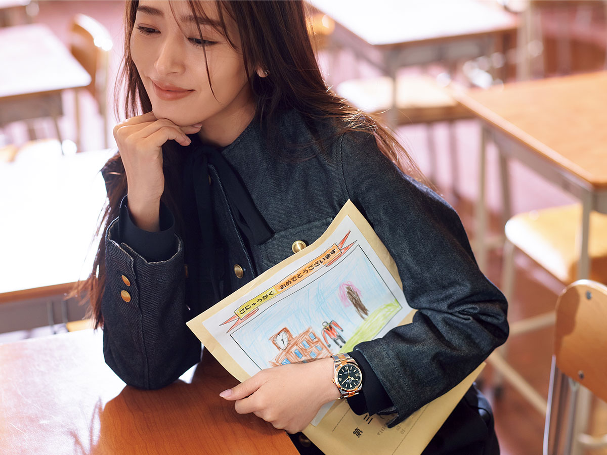 ロレックスのエクスプローラーをつけた近藤千尋さん