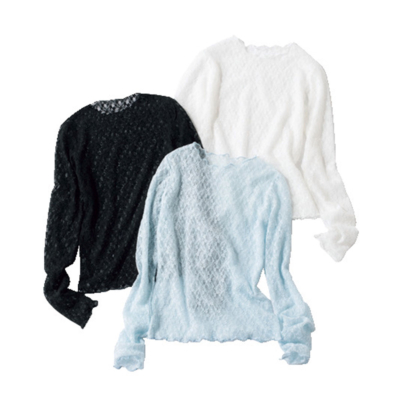 【1万円台】ロンT感覚で着られる！着映える『レーストップス』で華奢見え