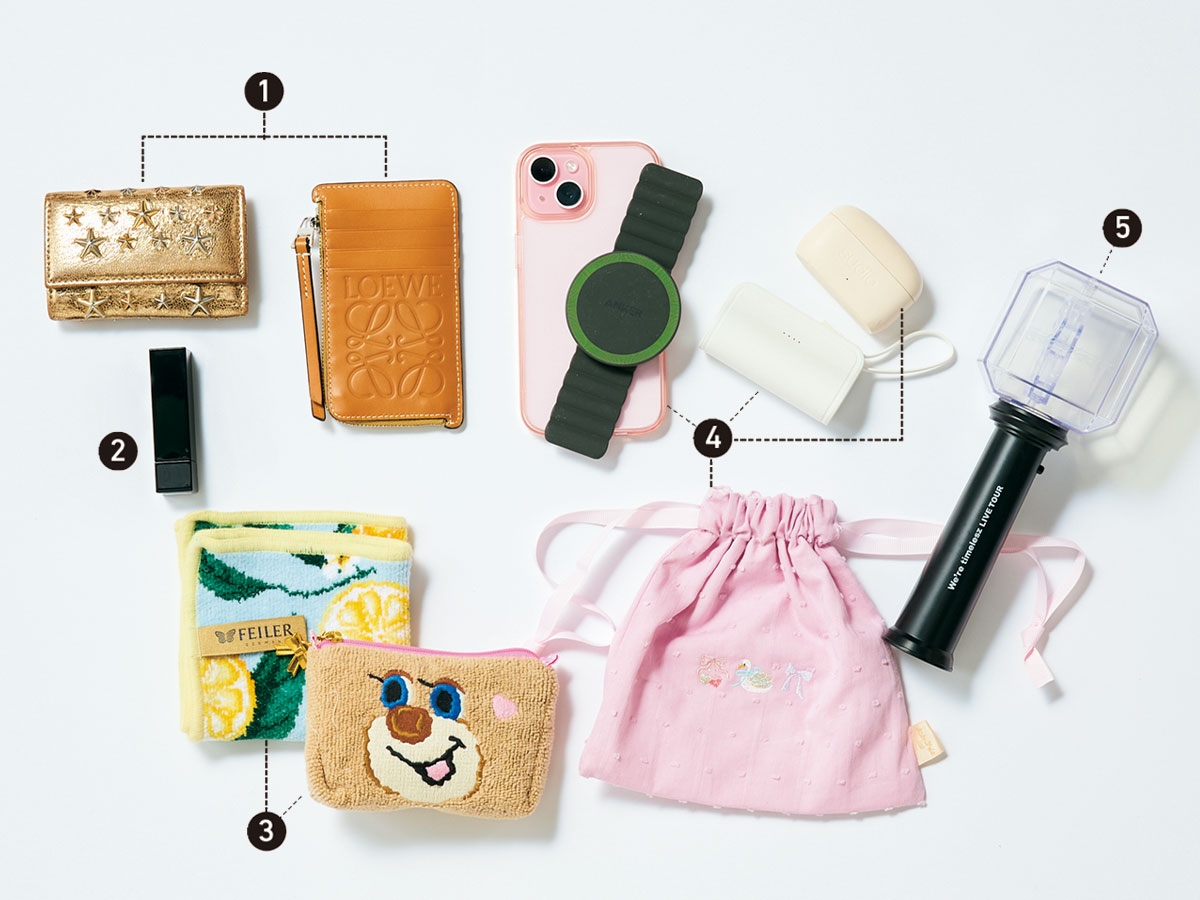 推し活に行く時のバッグの中身