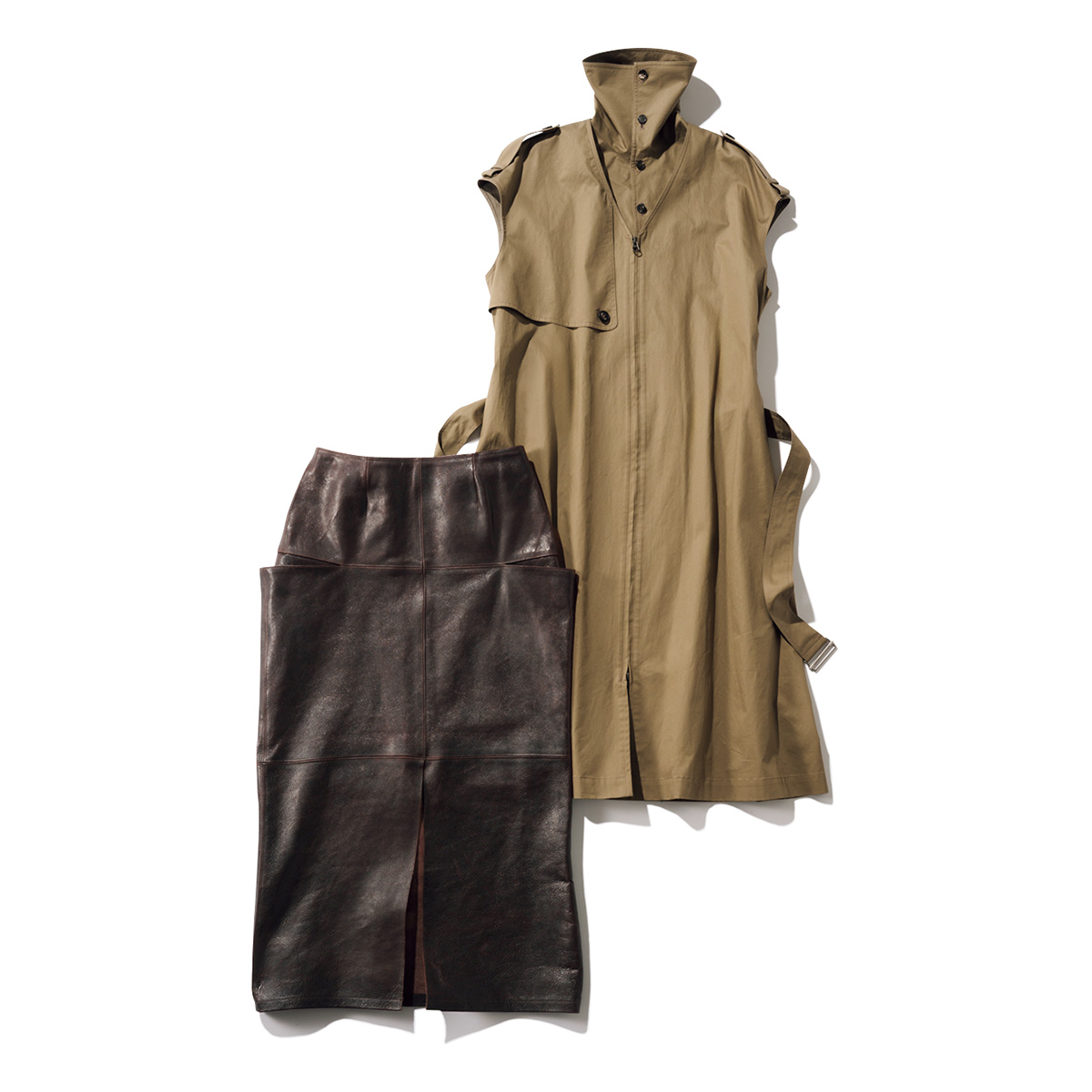 注目ブランドの「イン」は定番アイテムもひとクセデザインで個性を引き立てる