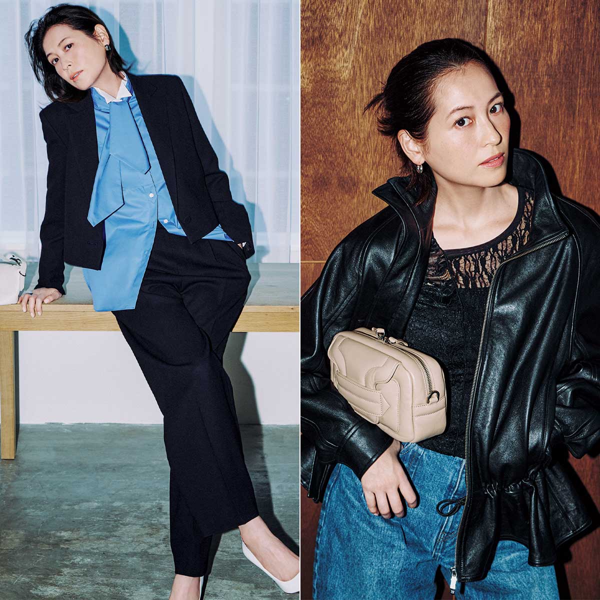 青木裕子さんが纏う【40代のモード服】変化する体型や気持ちに寄り添う 