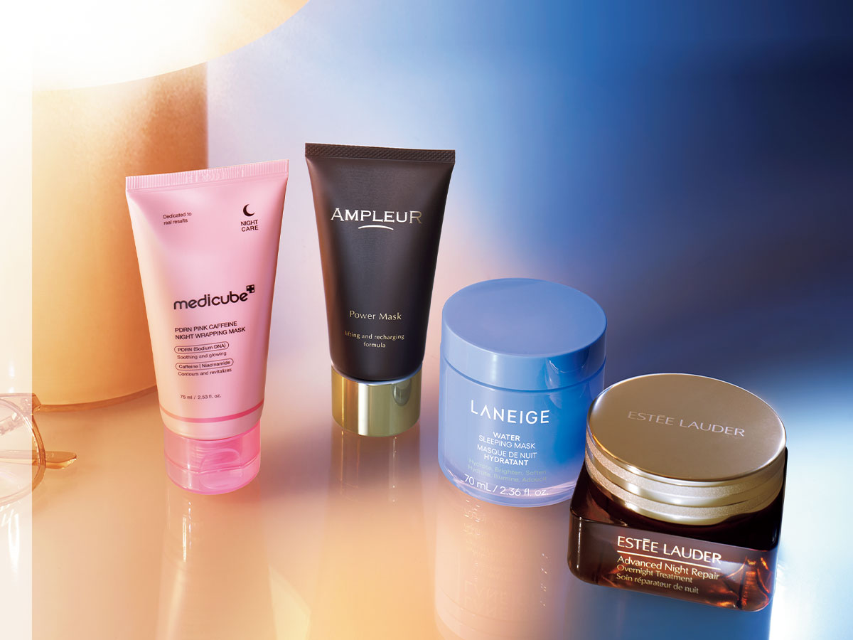 寝る前のスリーピングマスク