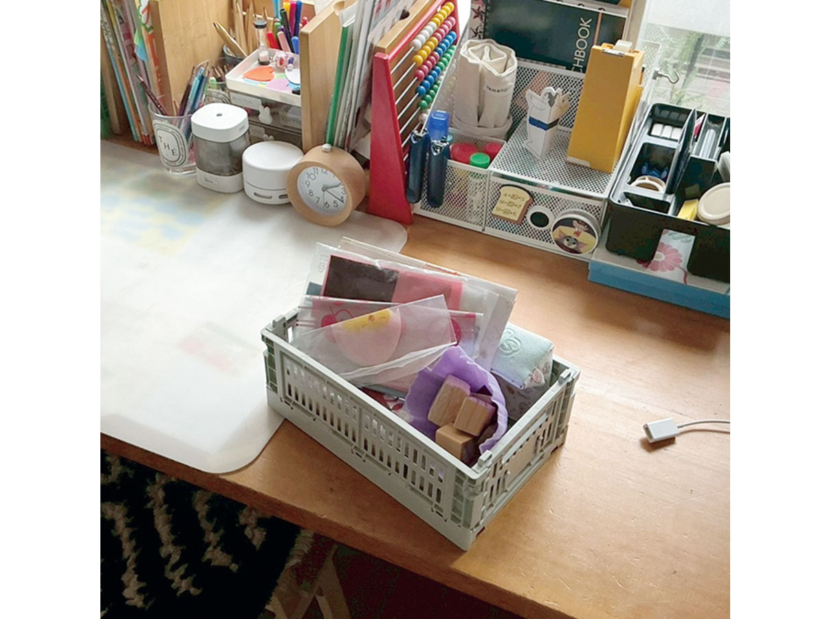HAYのボックスが細かい整頓にオシャレで便利