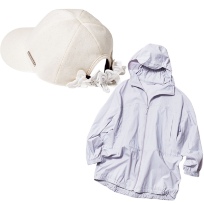 【ユニクロも】賢く可愛い「UVケア最前線」オシャレママの“焼かない服と小物”