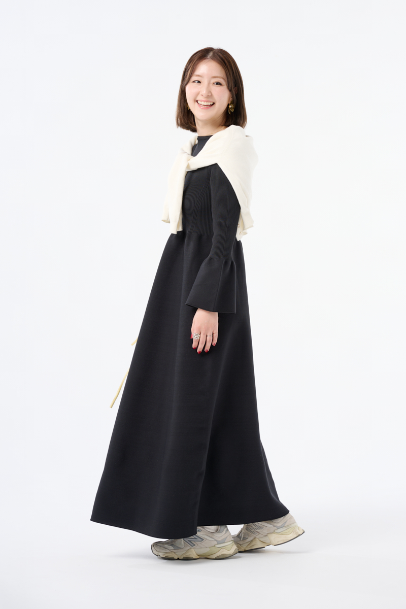 クラウドチームVERY藤原沙由里の[ENMOCA]グレースラインフレアワンピース