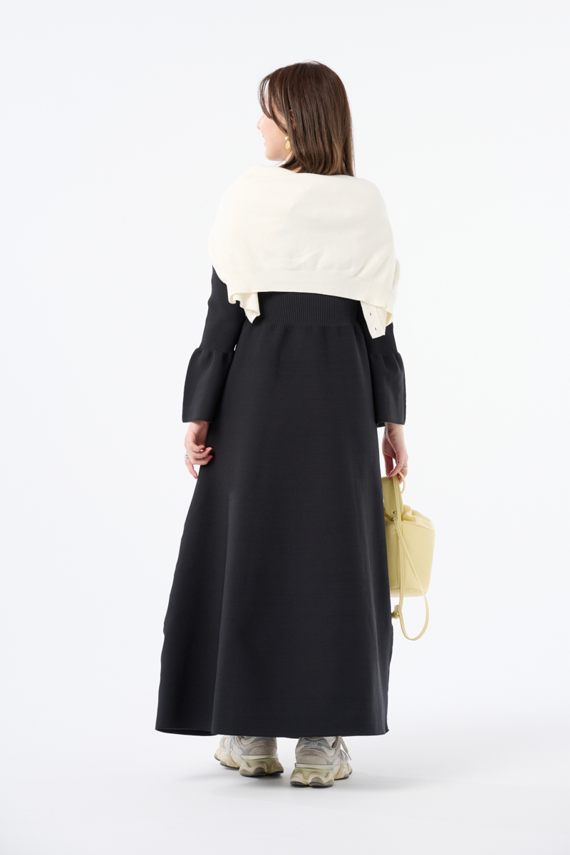 クラウドチームVERY藤原沙由里の[ENMOCA]グレースラインフレアワンピース