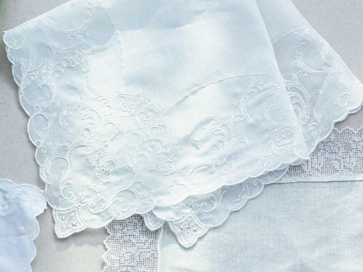 WAKOの清潔感漂うハンカチ