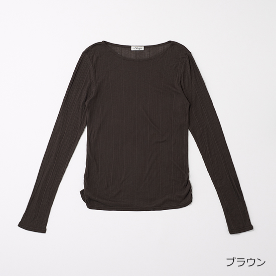 [ALEGRE]シアーリブカットソー