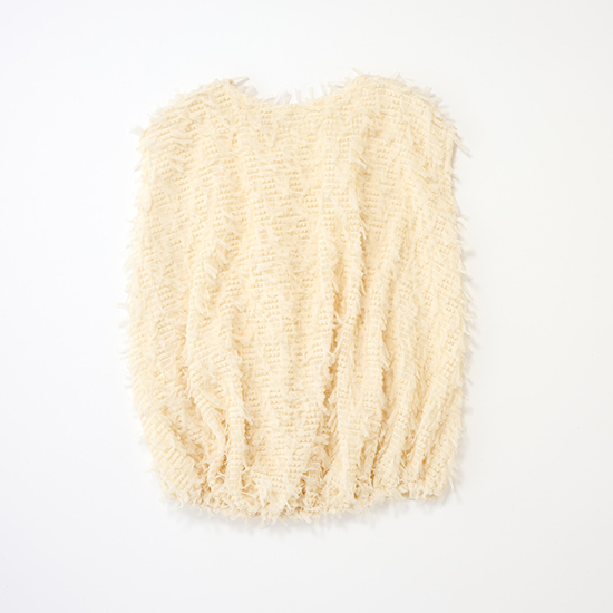 [THREE SQUARE]リボンペタルジレ