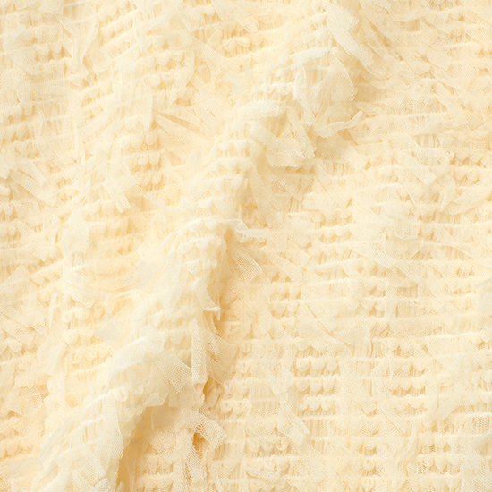 [THREE SQUARE]リボンペタルジレ