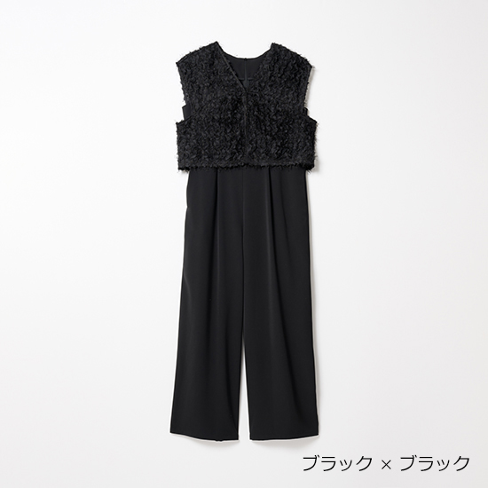 [ALEGRE]レースボレロオールインワン
