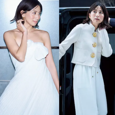 【東原亜希さん】甘口エレガンスで彩る『しごできジャケット＆ドレス』に注目！