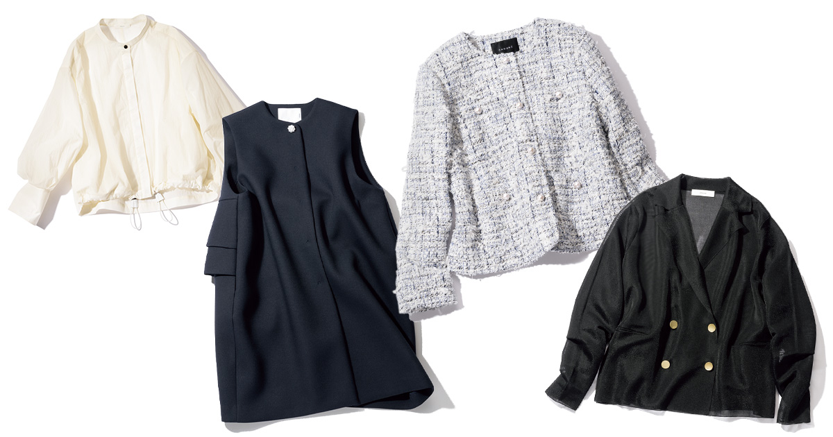 黒パンツママにおすすめの甘トップス