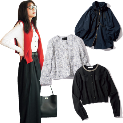 黒パンツ派必見【春の母業オシャレ】カタログ！“きちんと見え”トップスを総まとめ