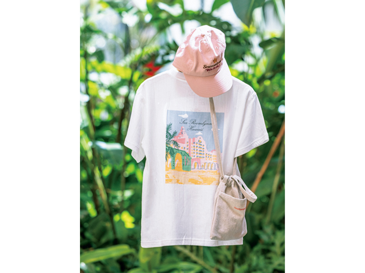 シールームリンハワイ店限定のキャップとTシャツ