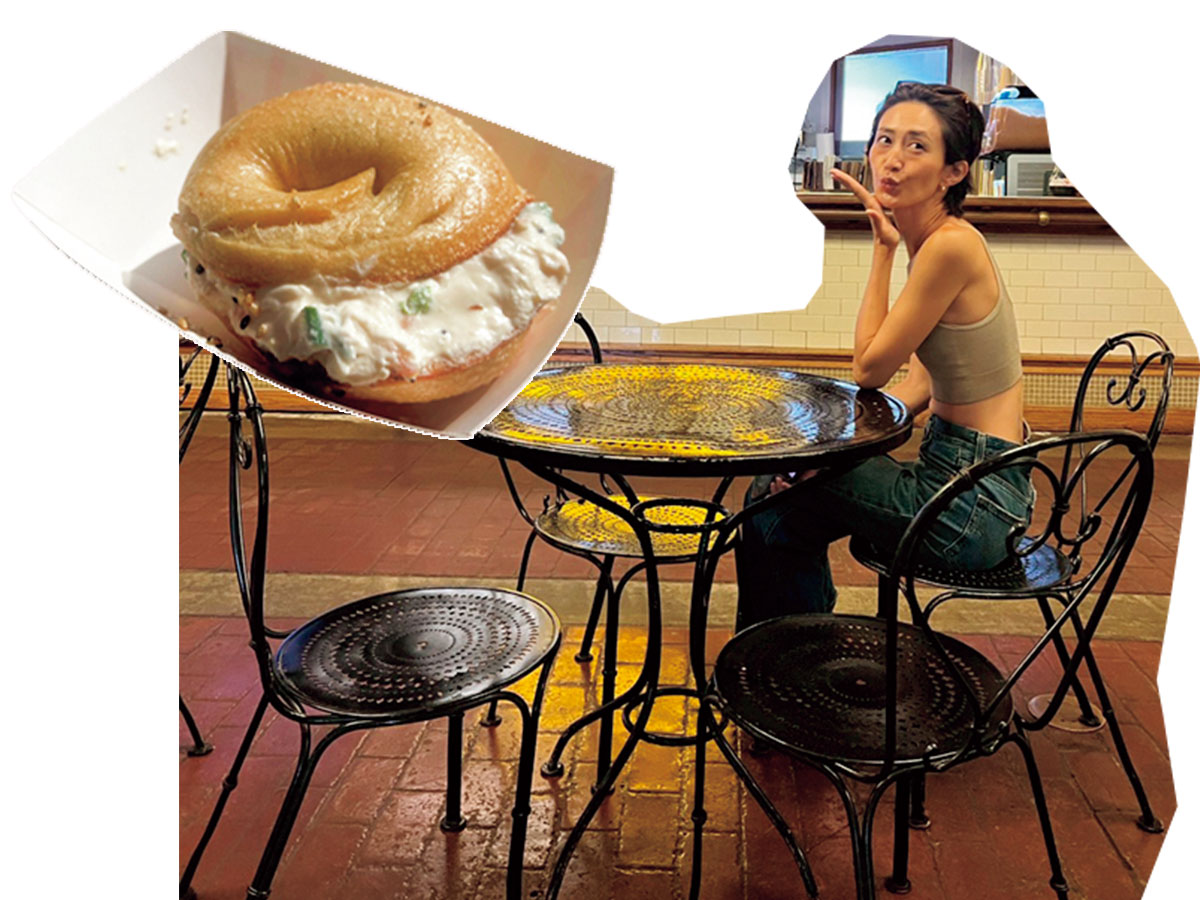 神山まりあさん行きつけのTali's Bagels ＆ Schmearのベーグル