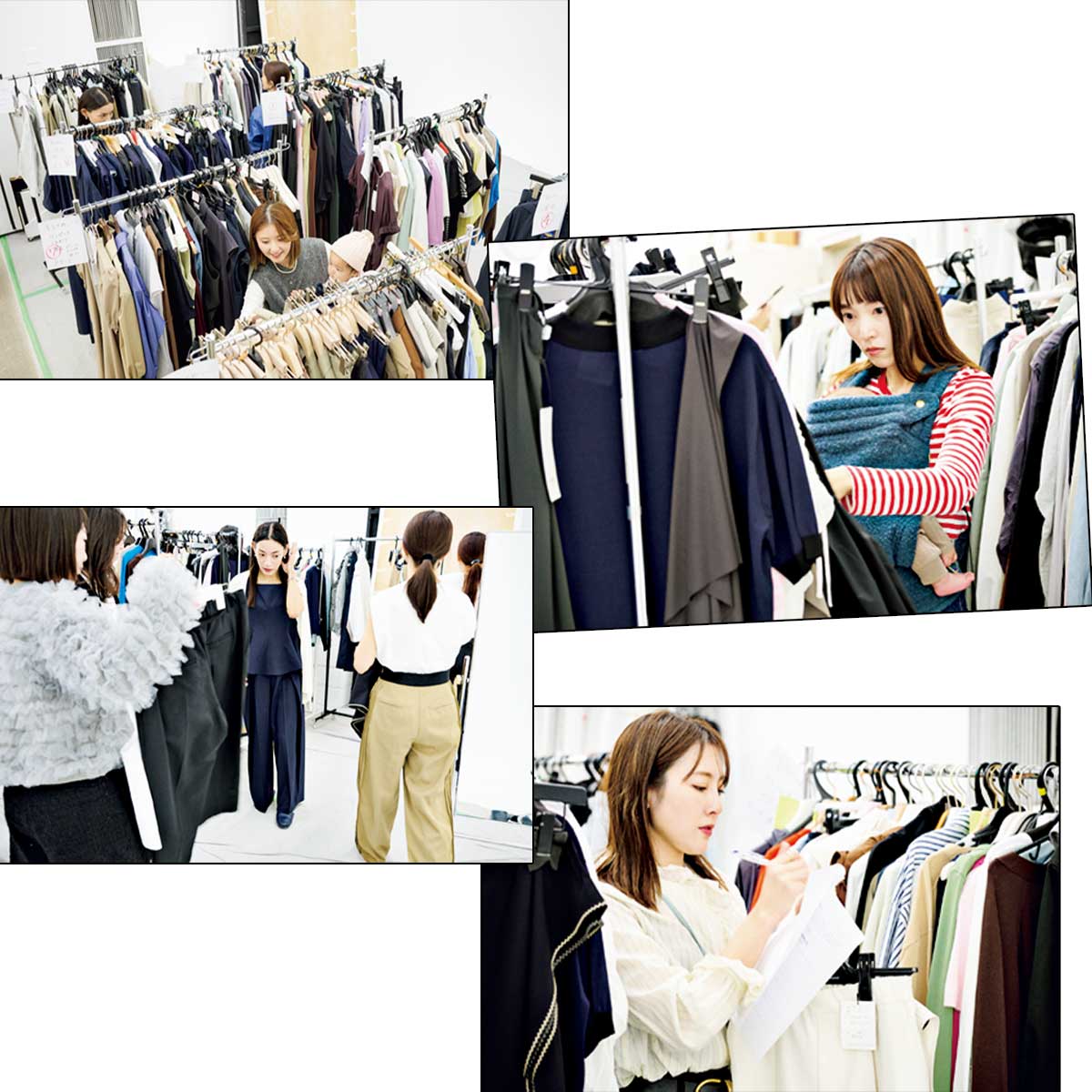 機能服を試着してレビューするVERY編集部＆クラウドチームVERYメンバー