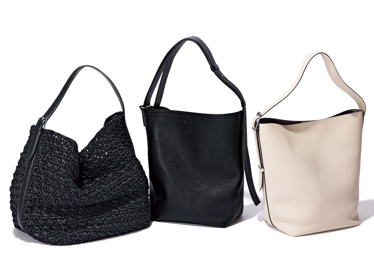 お仕事ママに最適なバケツ型ショルダーバッグ