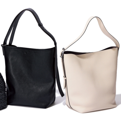 【お仕事バッグ】ザクザク入る「バケツ型ショルダー」が人気再燃中！防水や軽量レザーも登場