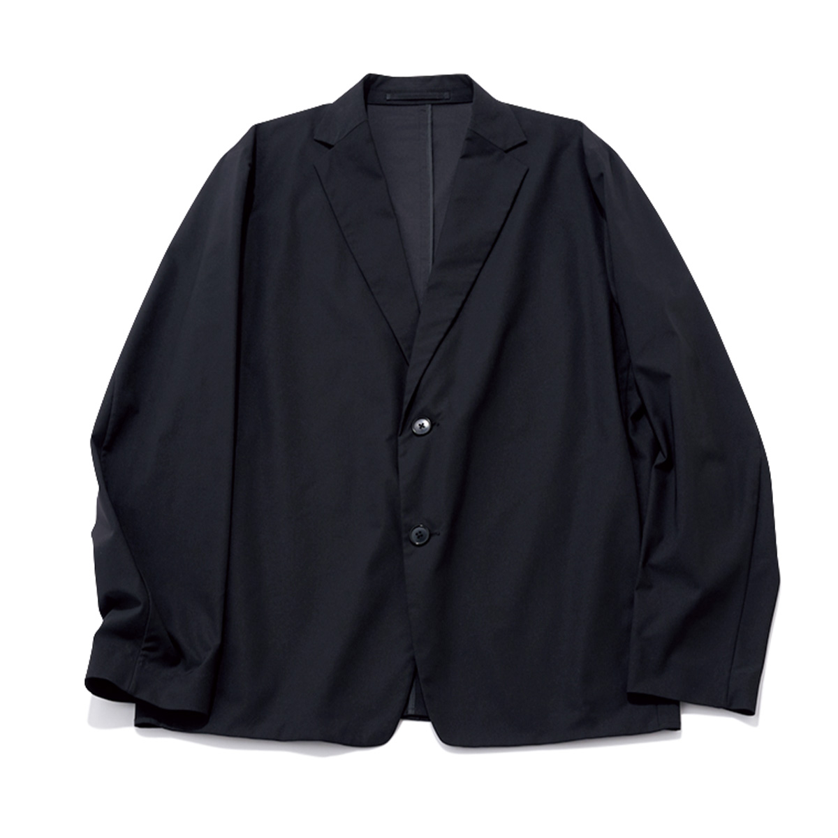 洗濯機洗いもOKな黒ジャケット