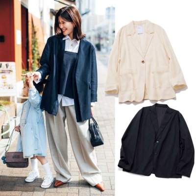 シワになりにくい、洗えるetc.【ラフに羽織れるジャケット】4選！実はカーデよりアクティブになれる