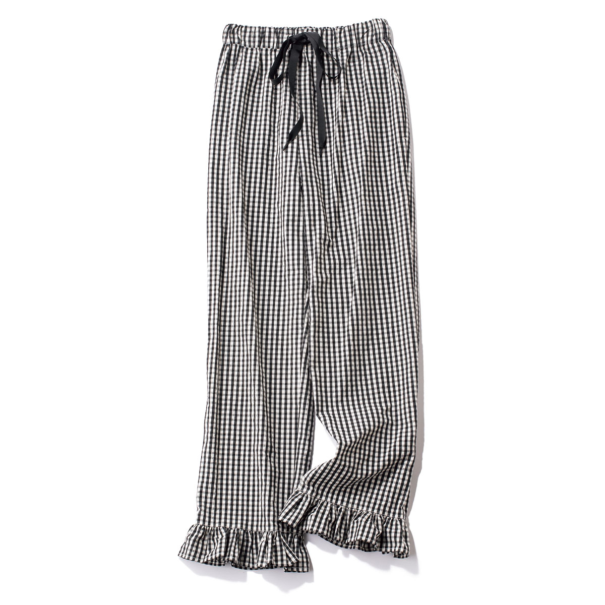 ツル バイ マリコ オイカワのギンガムチェックのパンツ
