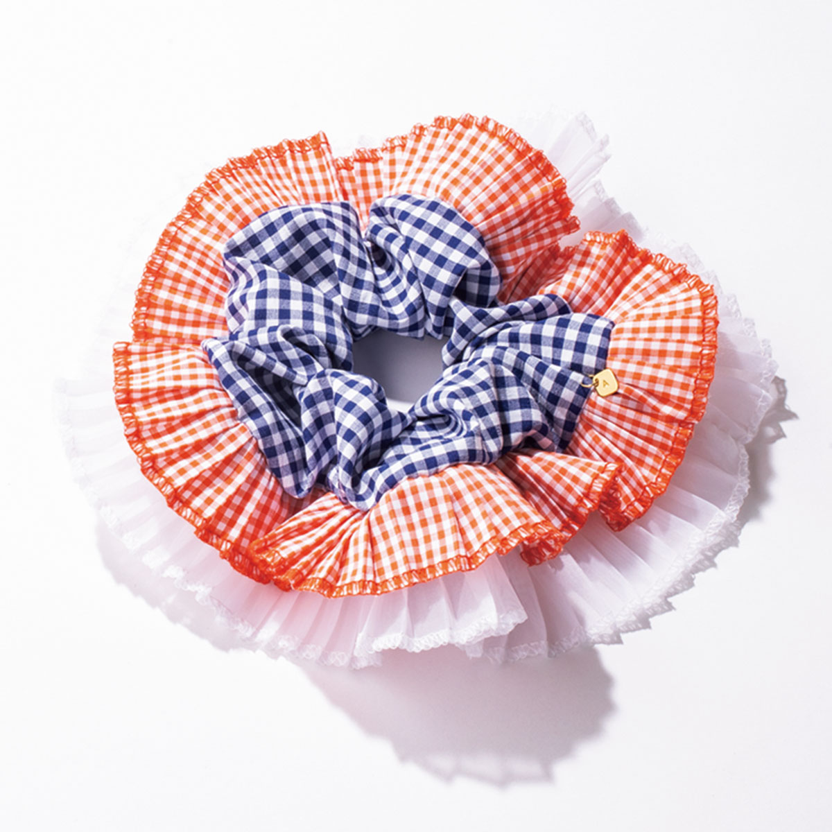 アネモネの華やかシュシュ