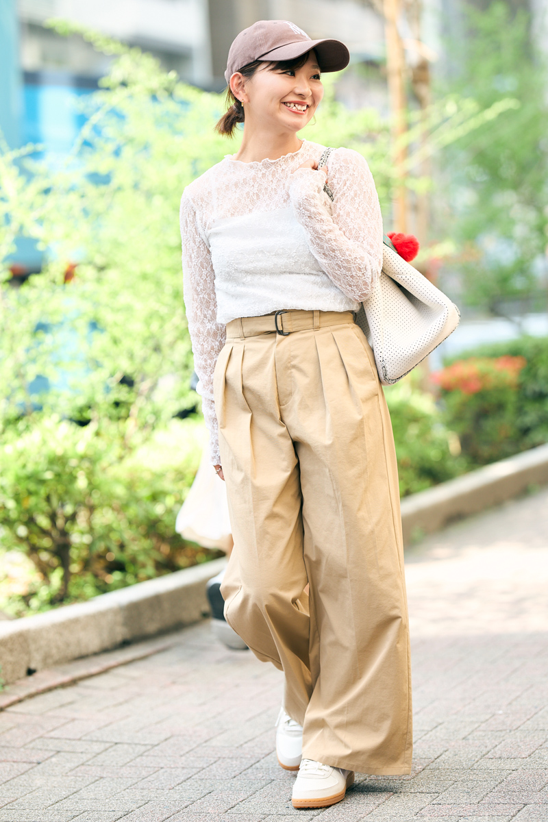 クラウドチームVERY坂井麻実の[BLANC]レーストップスコーデ