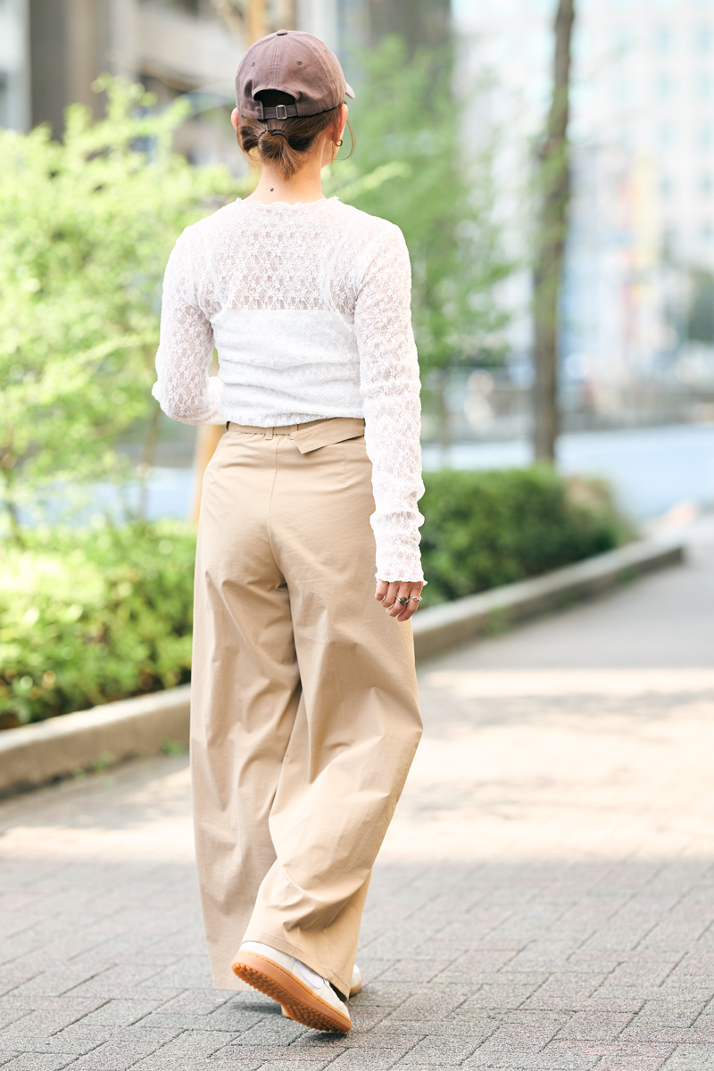 クラウドチームVERY坂井麻実の[BLANC]レーストップスコーデ