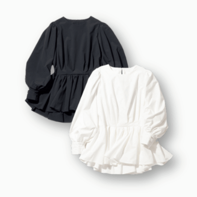 【春のブラウス更新に】イージーケアがうれしい！「甘すぎないペプラム」