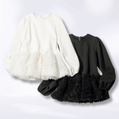 チュールなのに洗えて、ワンツーで即決まる！「可愛げプルオーバー」