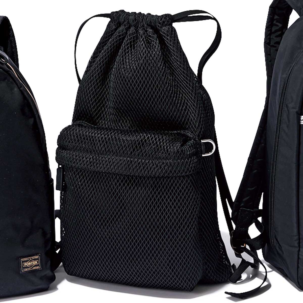 ノマディスの黒のナップサック