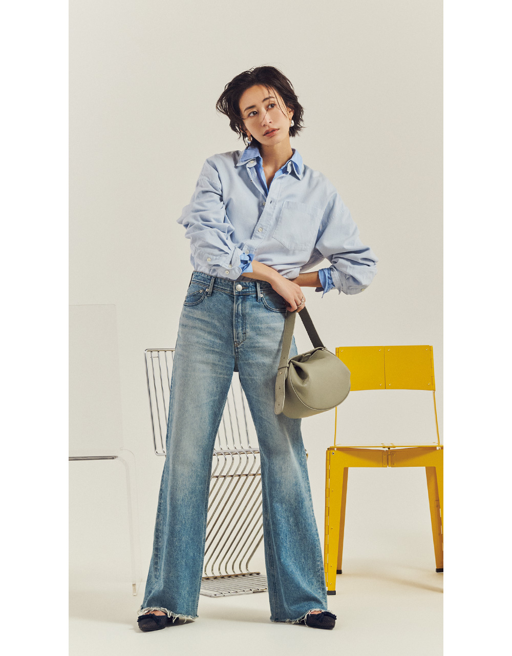 ゆるっとキレイ、カジュアル上手なフレアで無理せずスタイルアップ