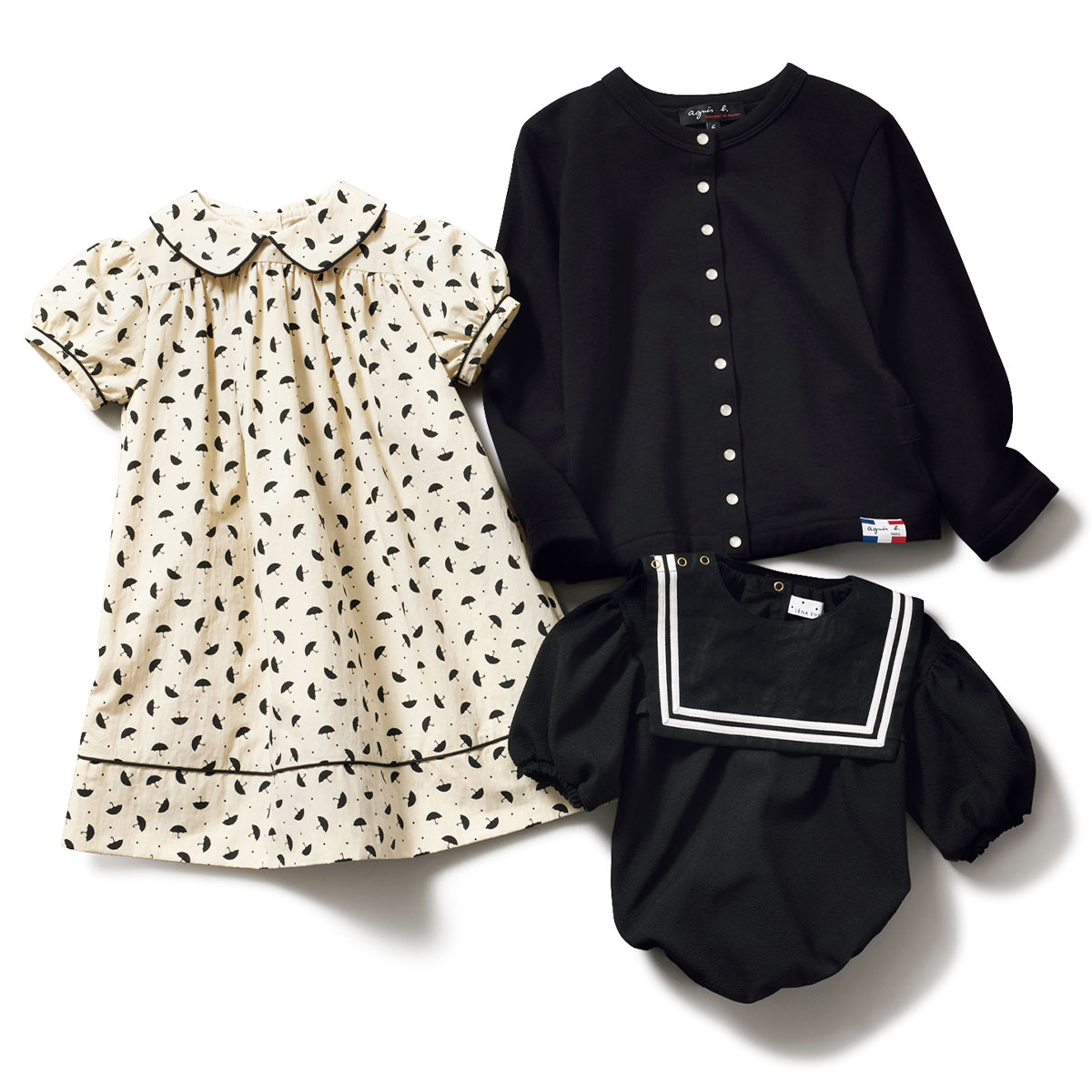今どき子供服はゆるい黒がトレンド
