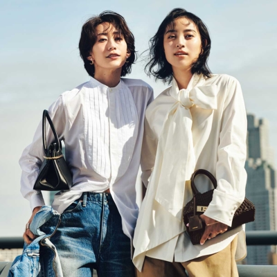 “無理せずキレイ”が叶う【高揚感シャツ】が大人気！カジュアルボトムと好相性